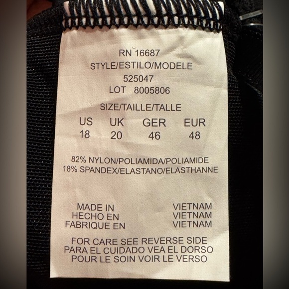 Swim Solutions Black High-Waist Swim Bottom - Picture 6 of 6